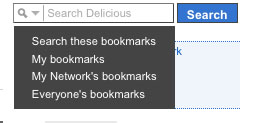 delicious search box